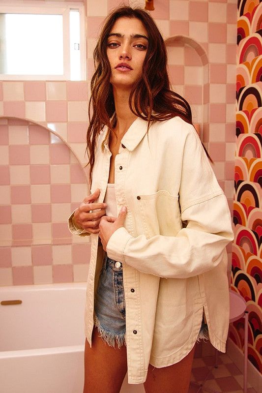 Denim Shacket