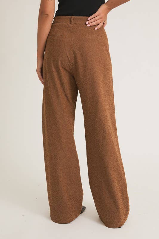 Leopard Wide Leg Pant