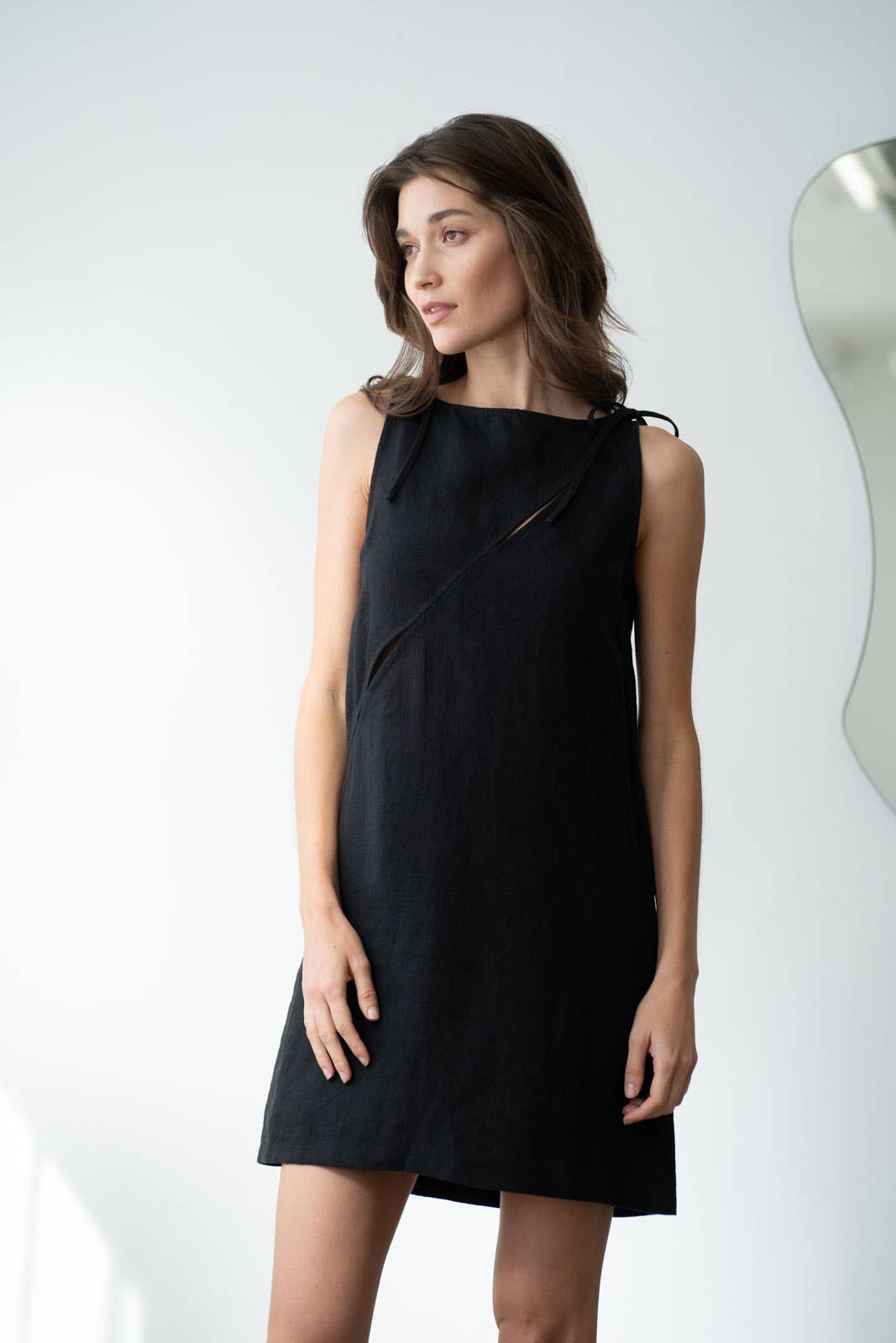 Linen Shift Dress