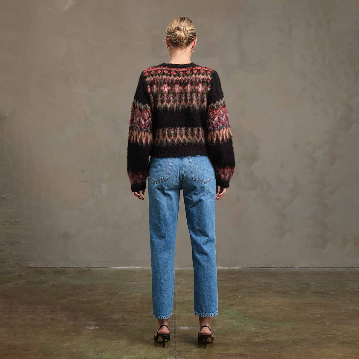 Icelandic Fuzzy Knit Cardigan