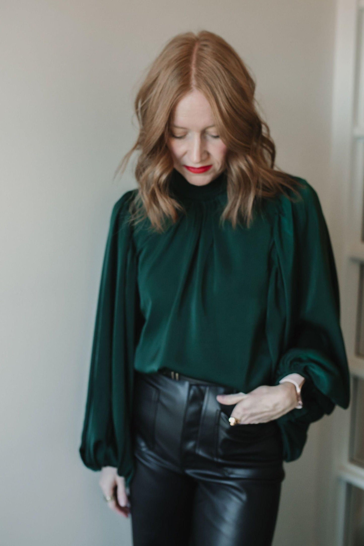 Holland and Bloom Balloon Sleeve Blouse