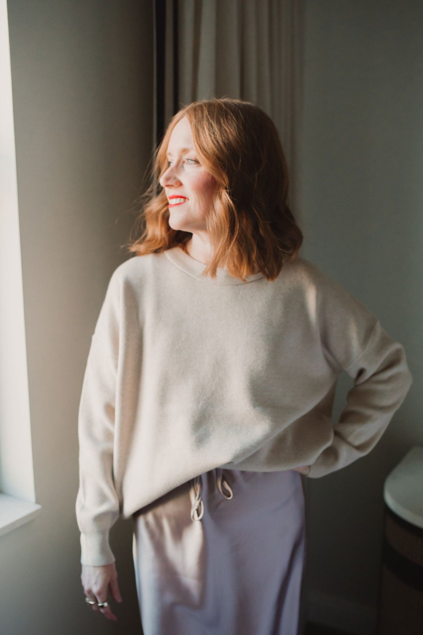 Holland and Bloom Collab Oversized Holiday Sweater