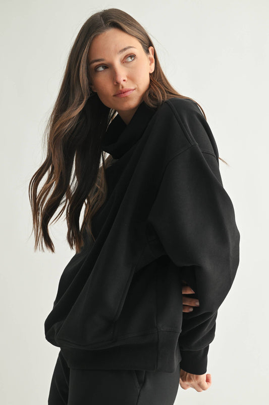Cozy Mock Neck Pullover