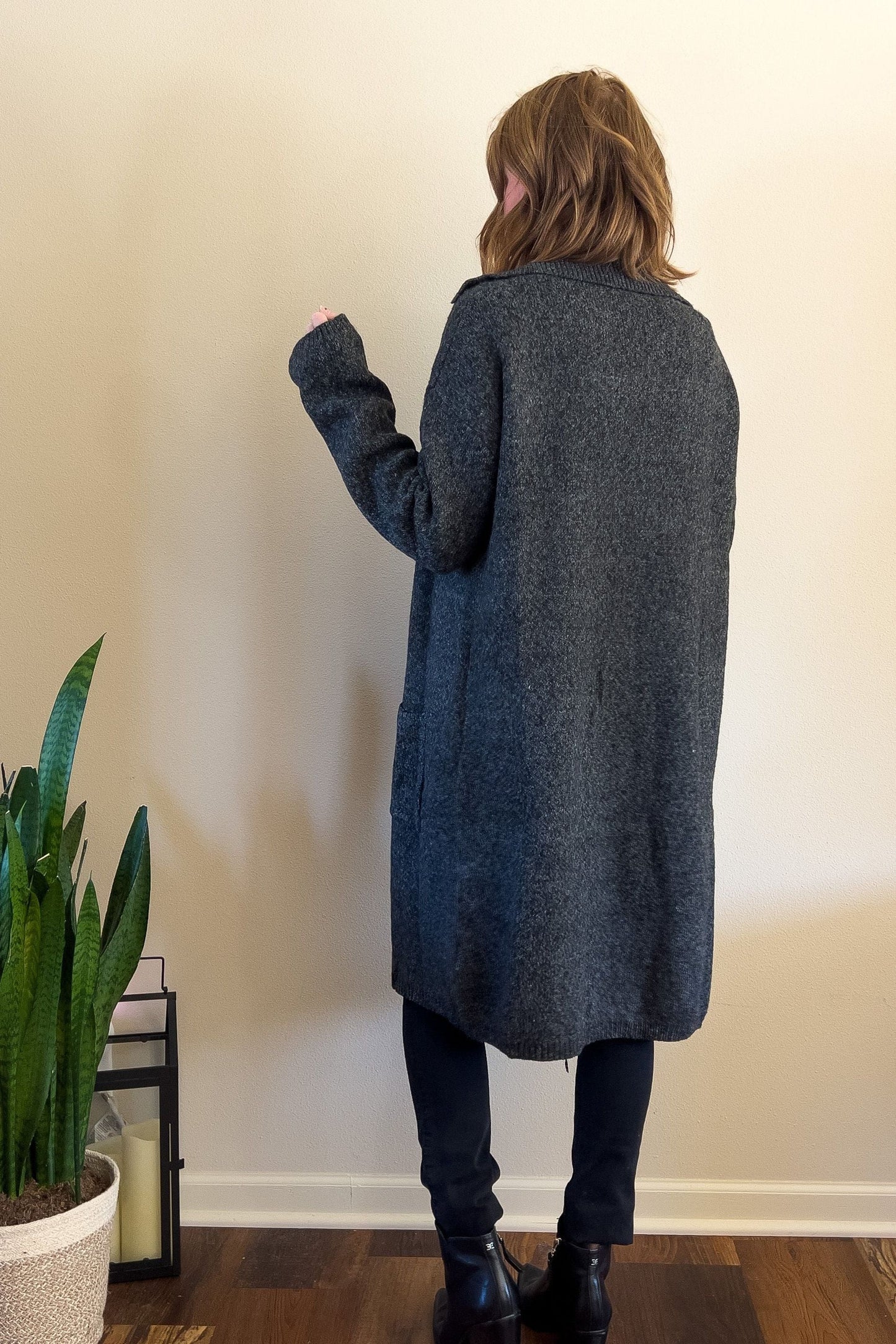 Marled Knit Cardigan