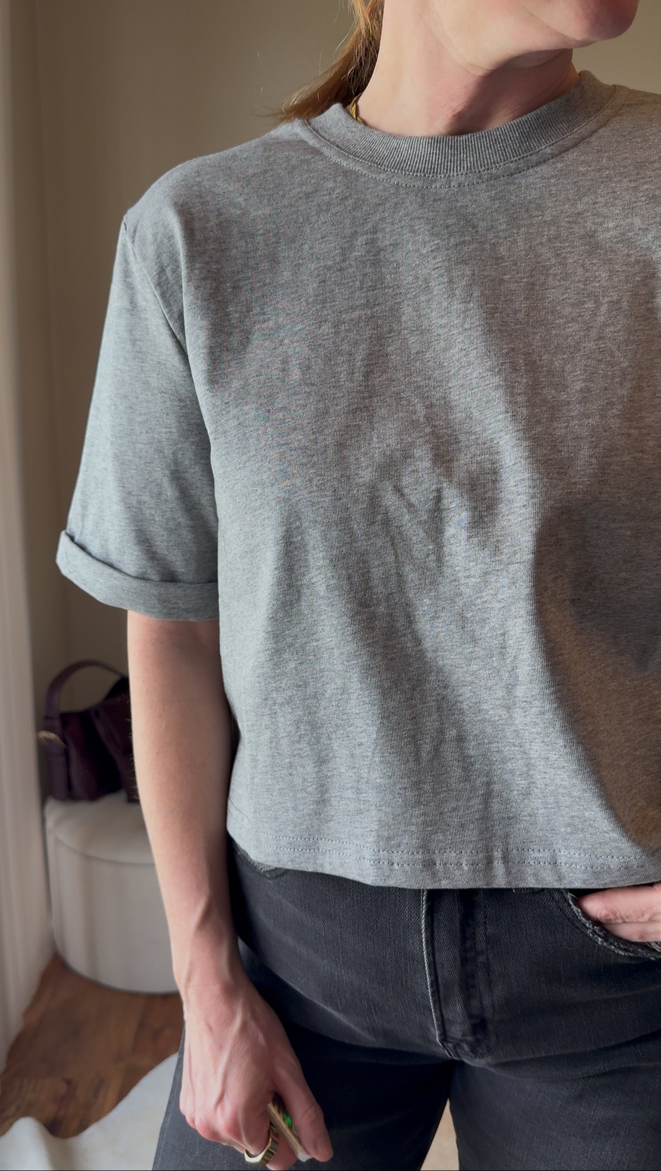 Shoulder Pad T-shirt