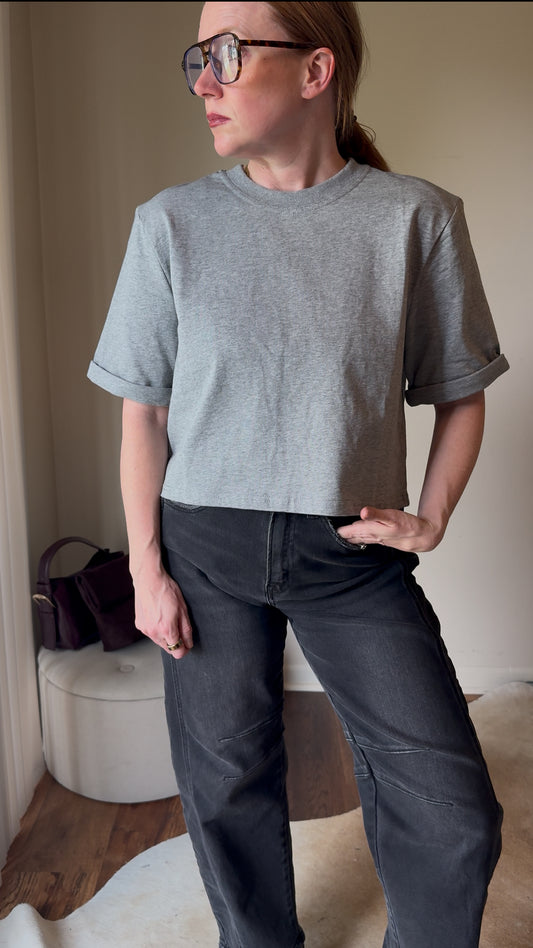 Shoulder Pad T-shirt