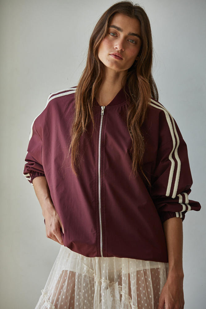 Sporty Bomber Jacket