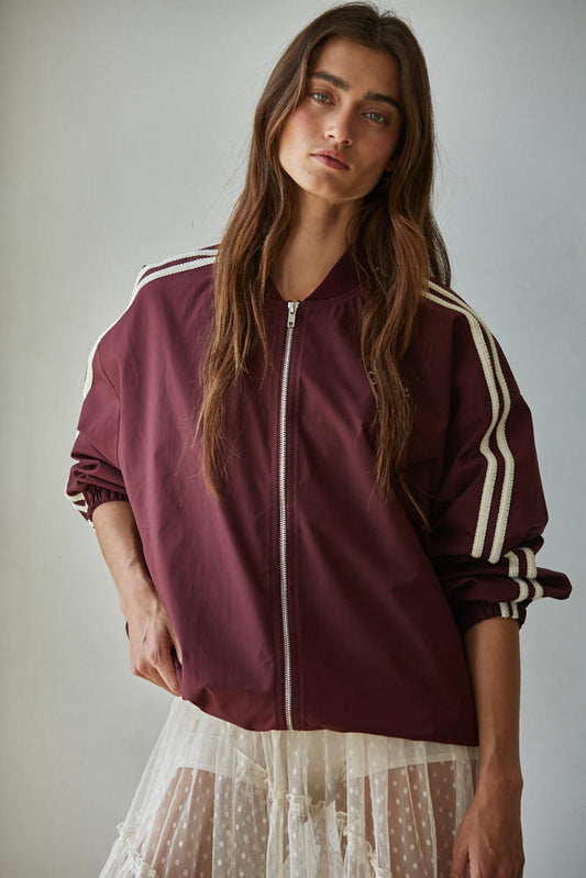 Sporty Bomber Jacket