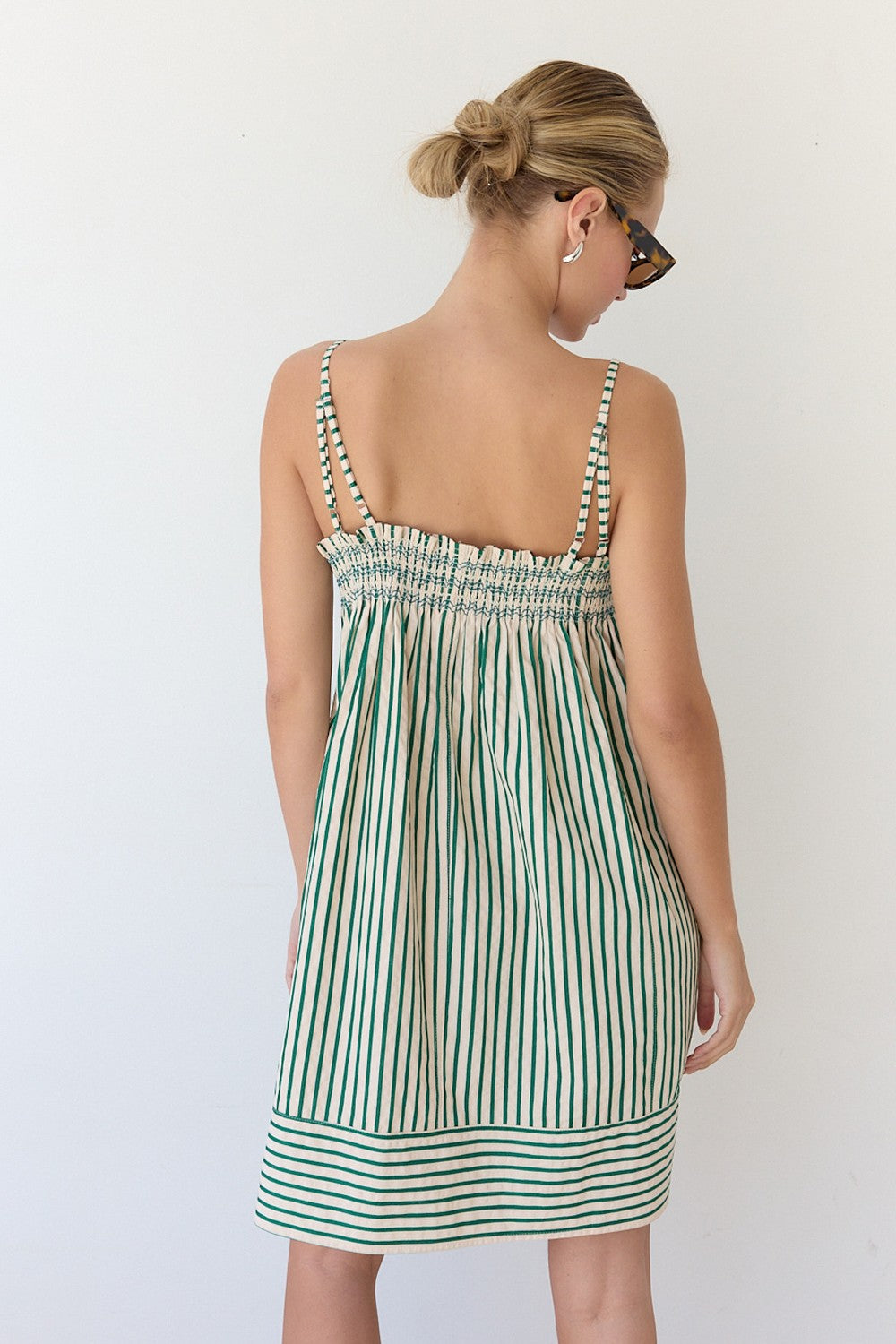 Stripe Babydoll Dress