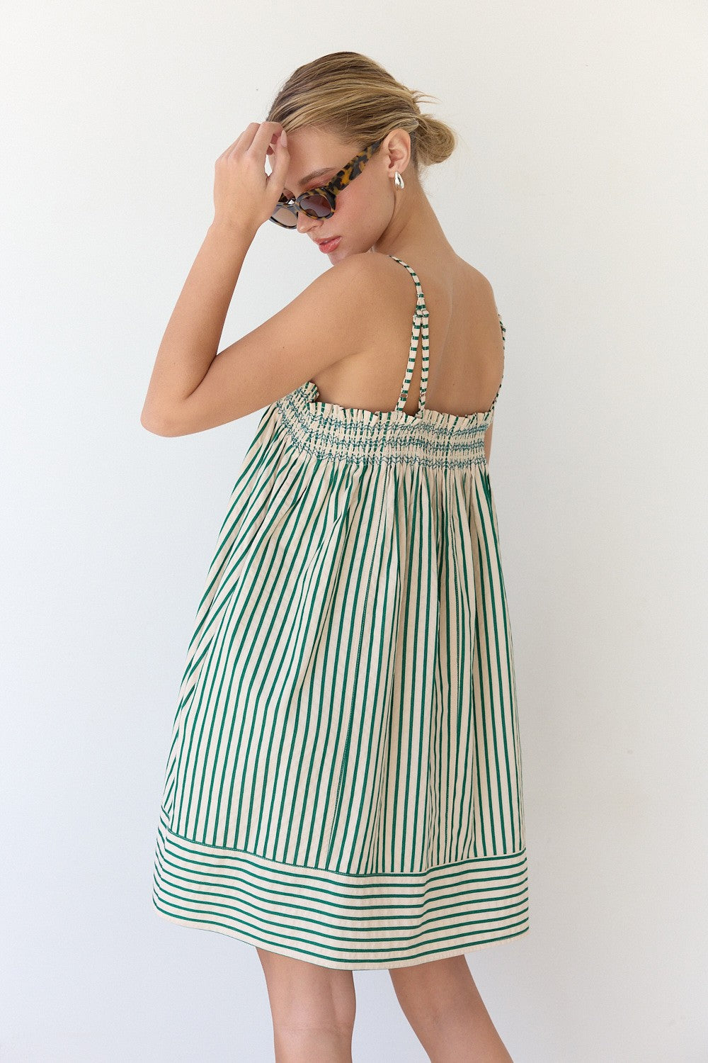 Stripe Babydoll Dress