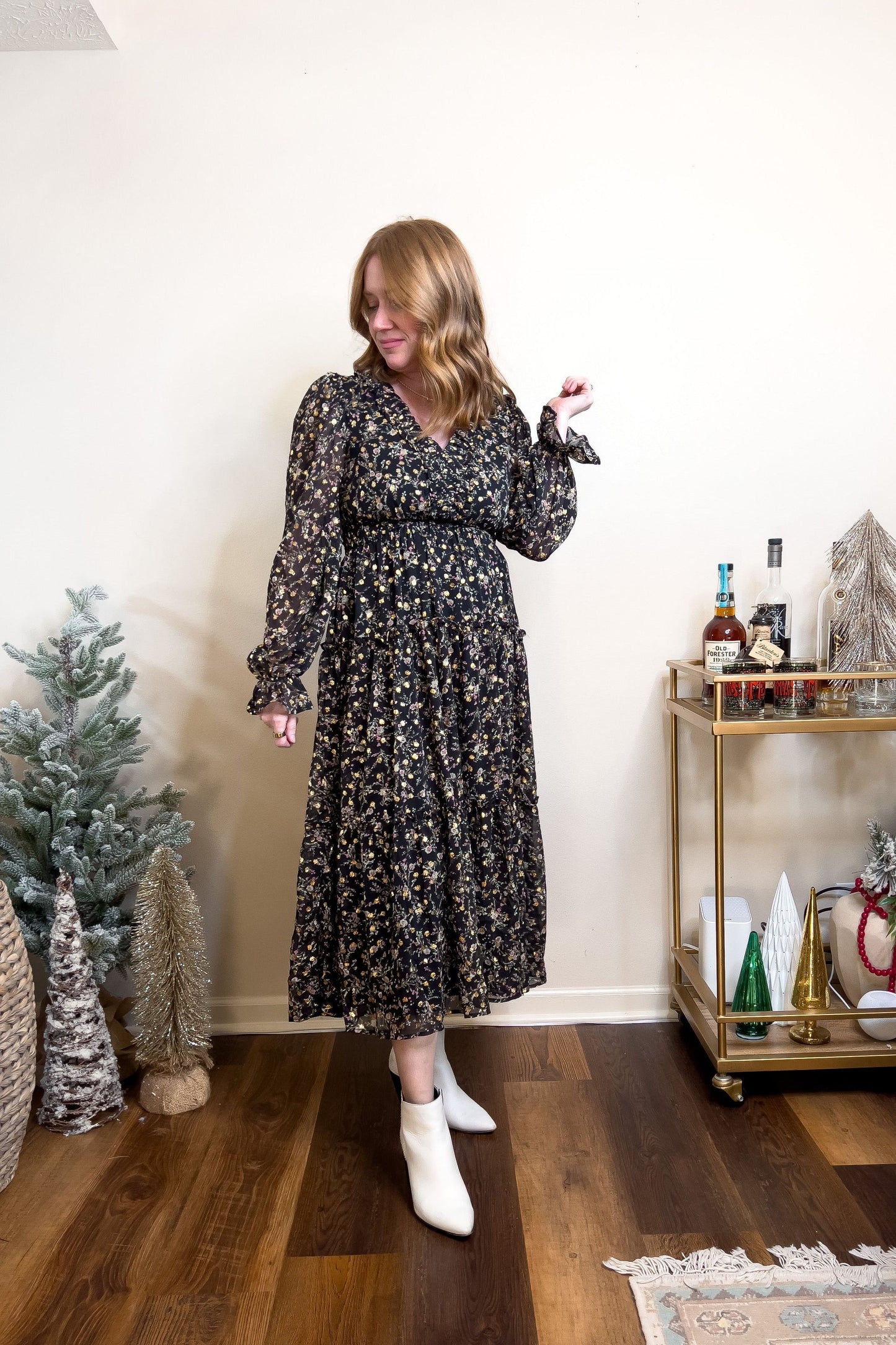 Golden Full Length Dress