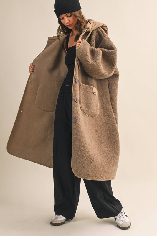 Get Cozy Sherpa Coat