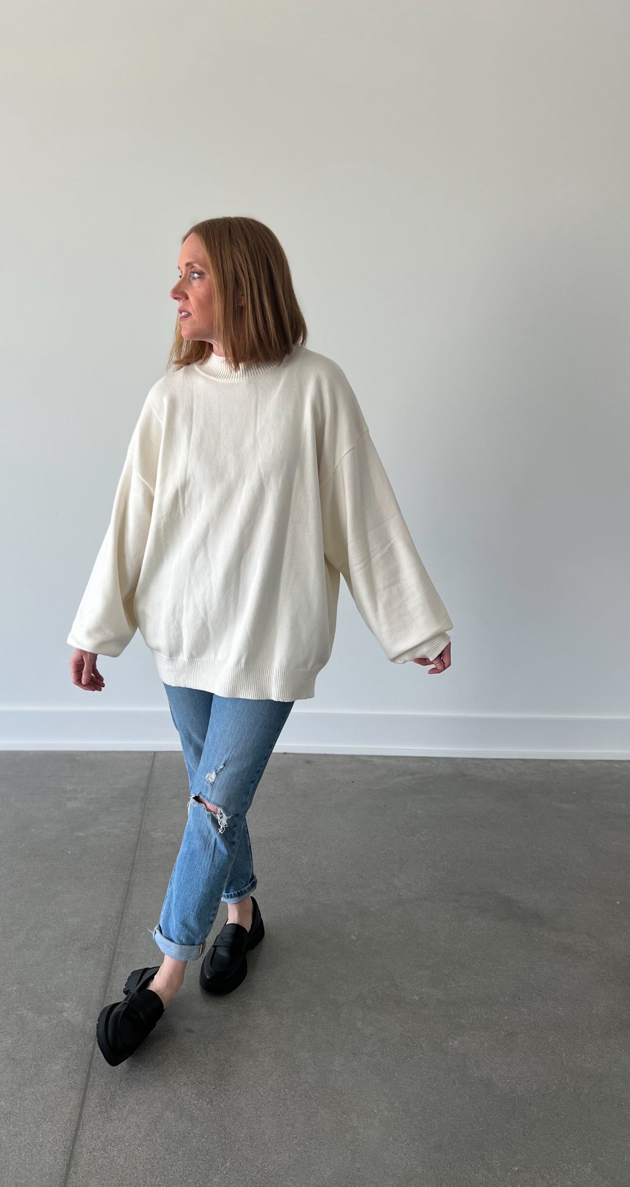 Oversized Ribbed Sweater