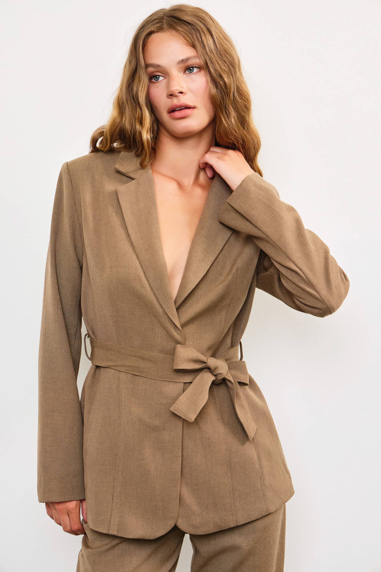 The Belted Blazer