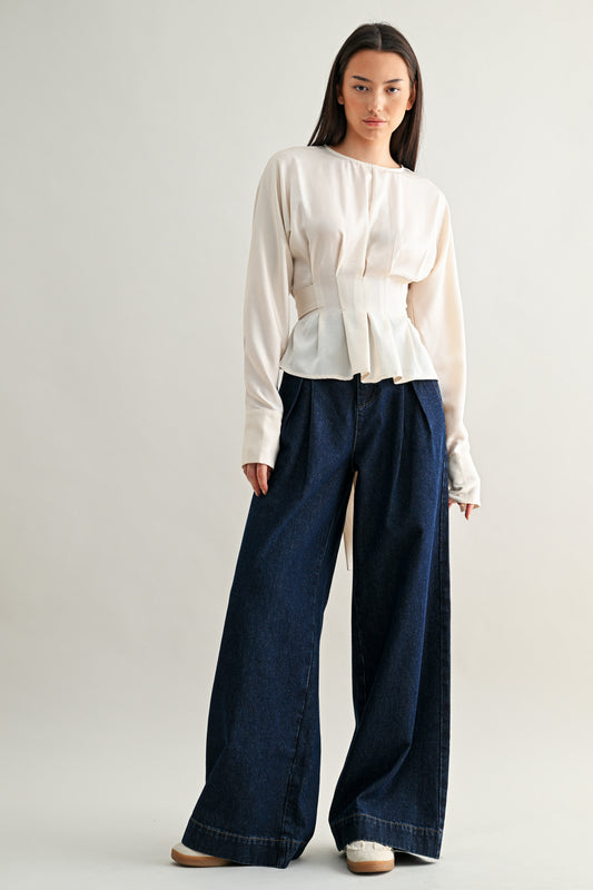 Holland & Bloom Christmas Bow Blouse