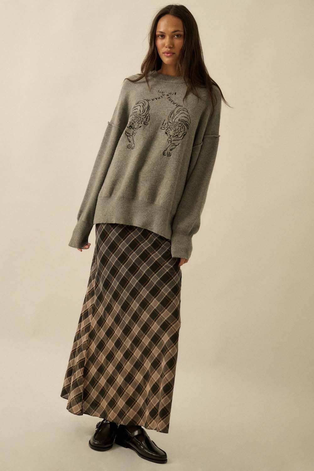 PREORDER Gray Tiger Sweater