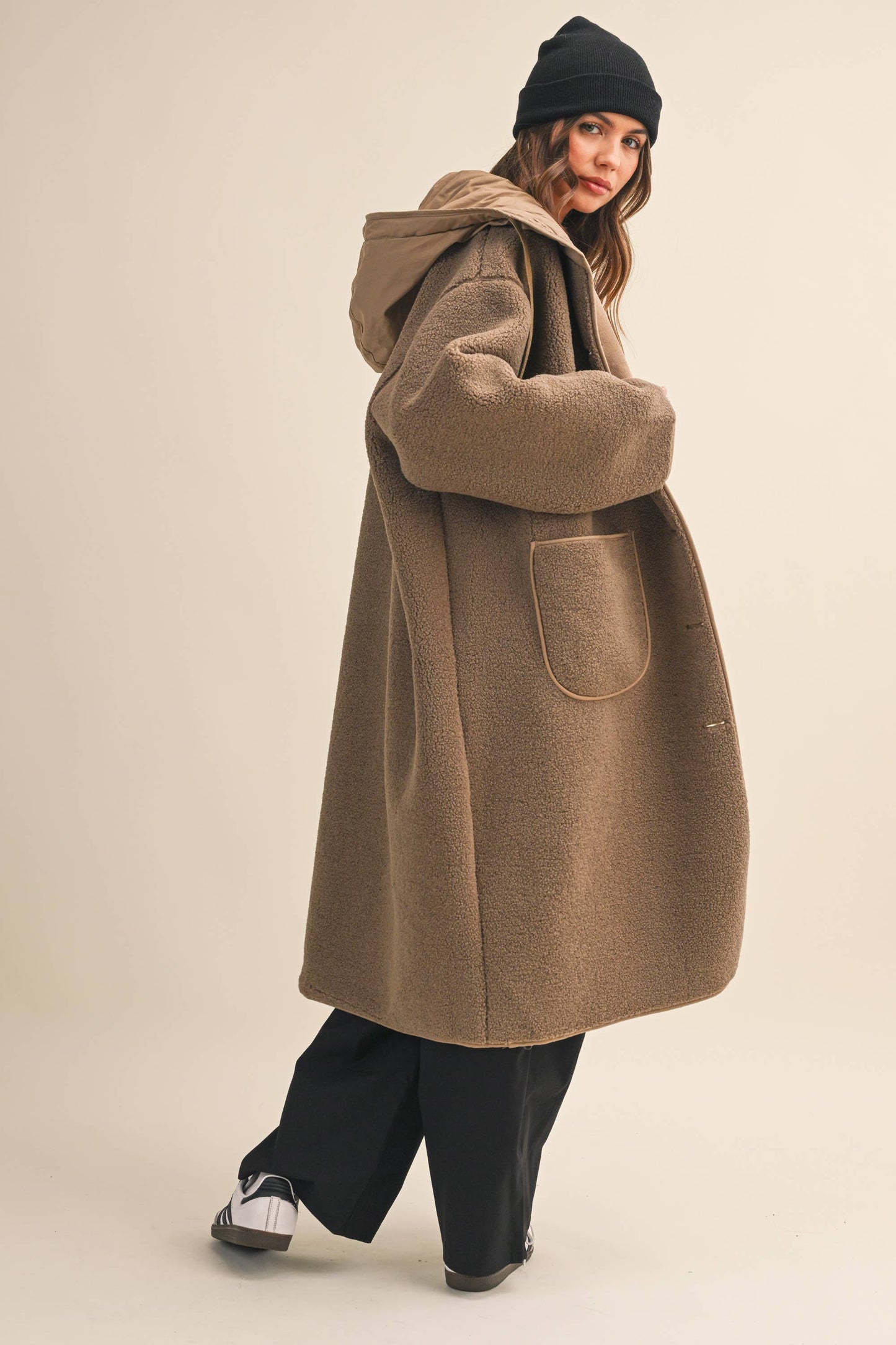 Get Cozy Sherpa Coat