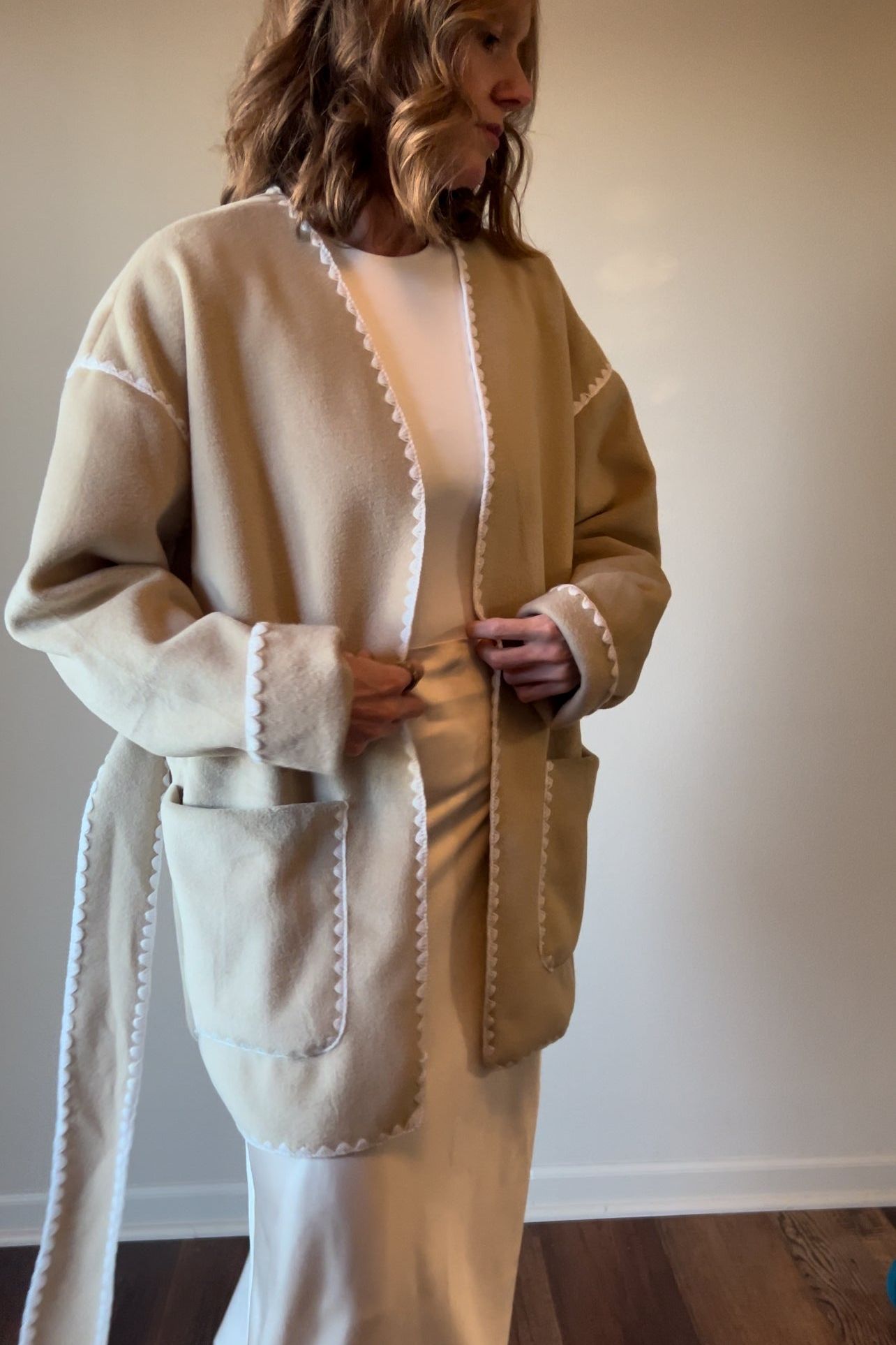 Hem Belted Cardigan