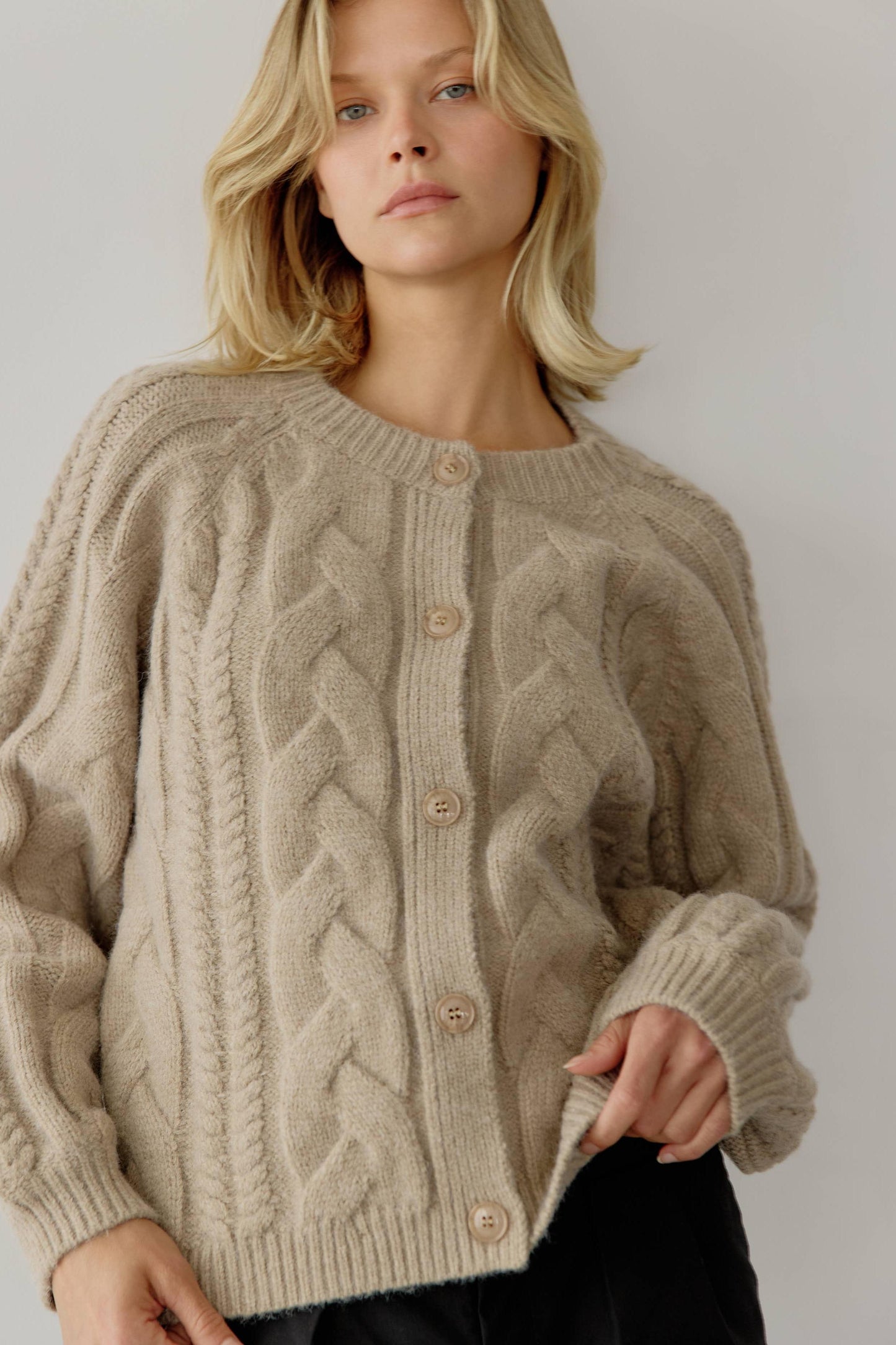 Cable Knit Cardigan