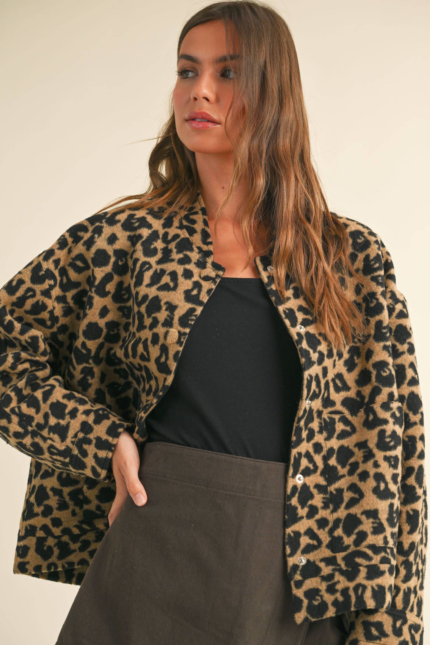 Leopard Fuzzy Jacket