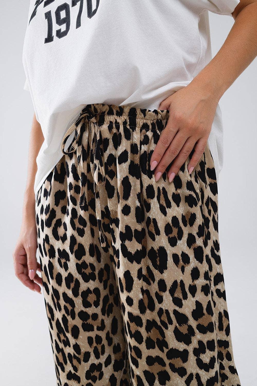 Leopard Print Pants