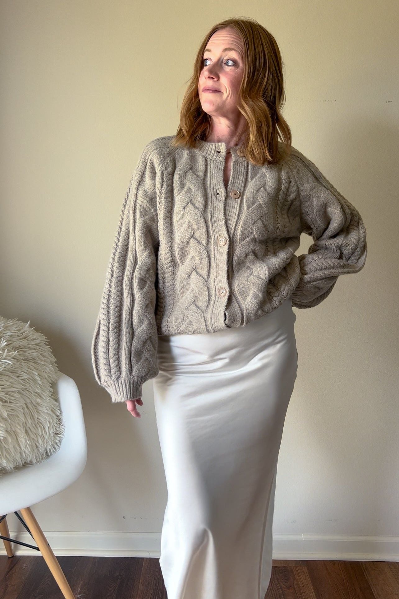 Cable Knit Cardigan