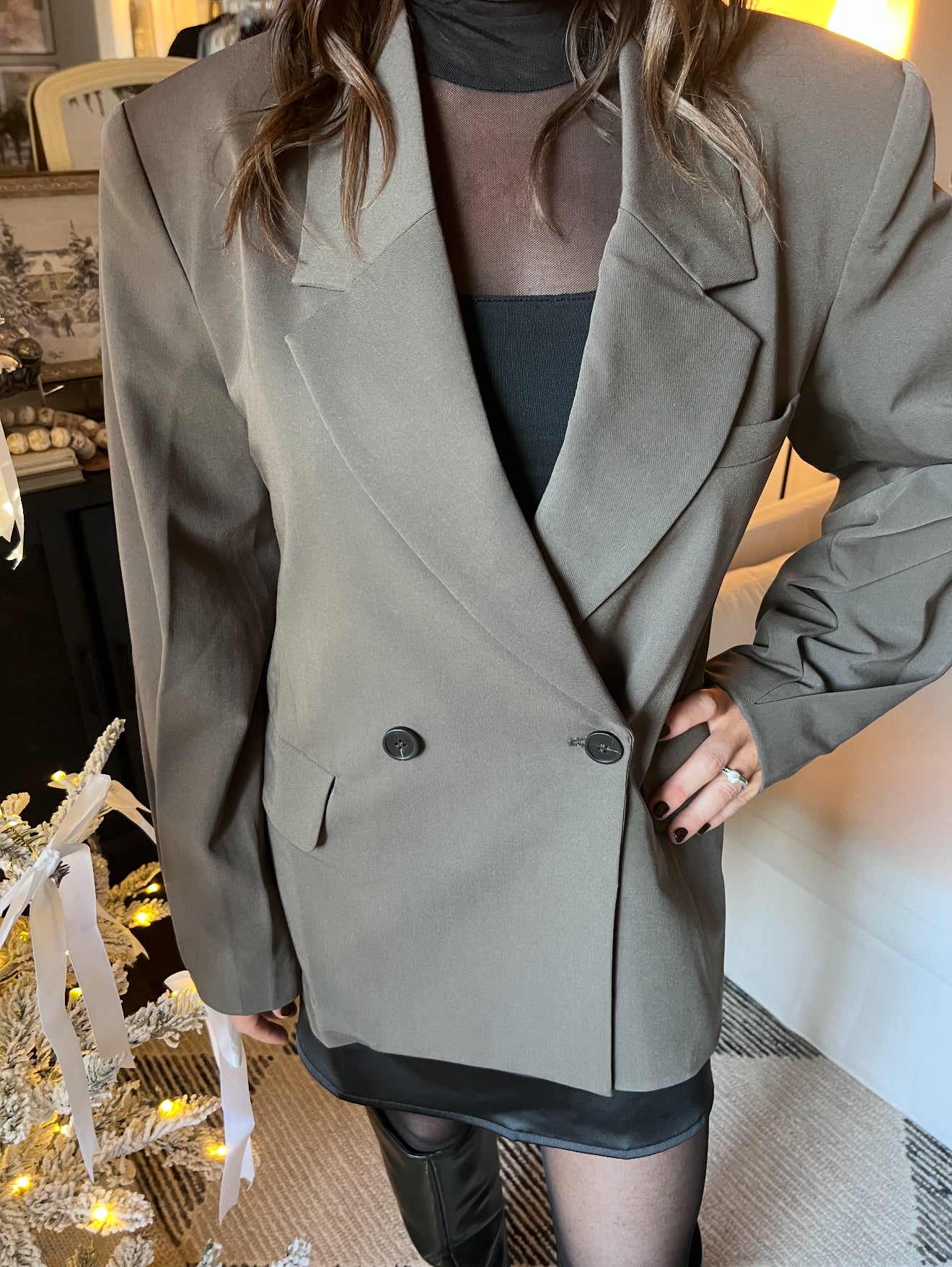 Holland & Bloom Pleat Blazer