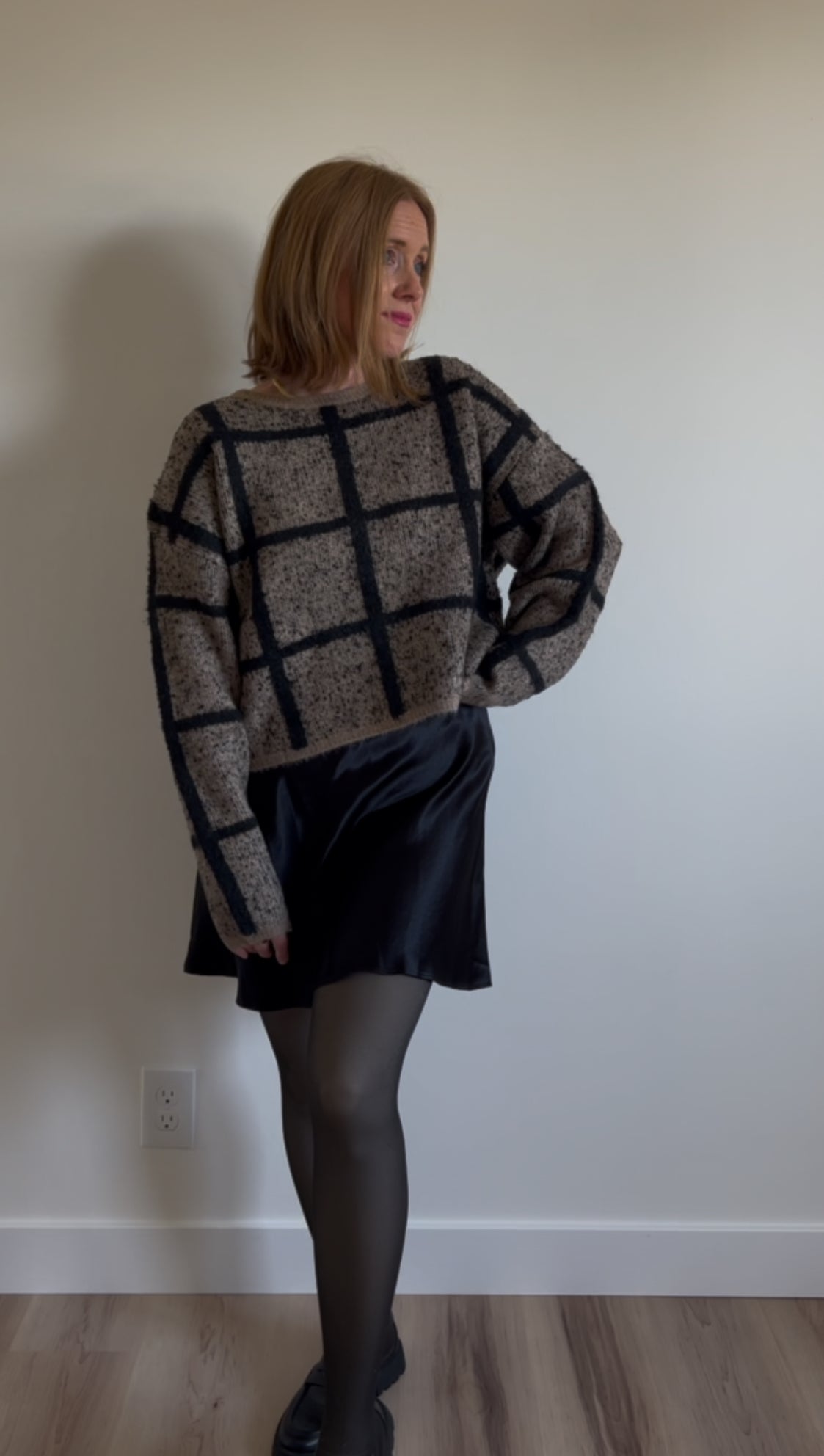 Grid Sweater