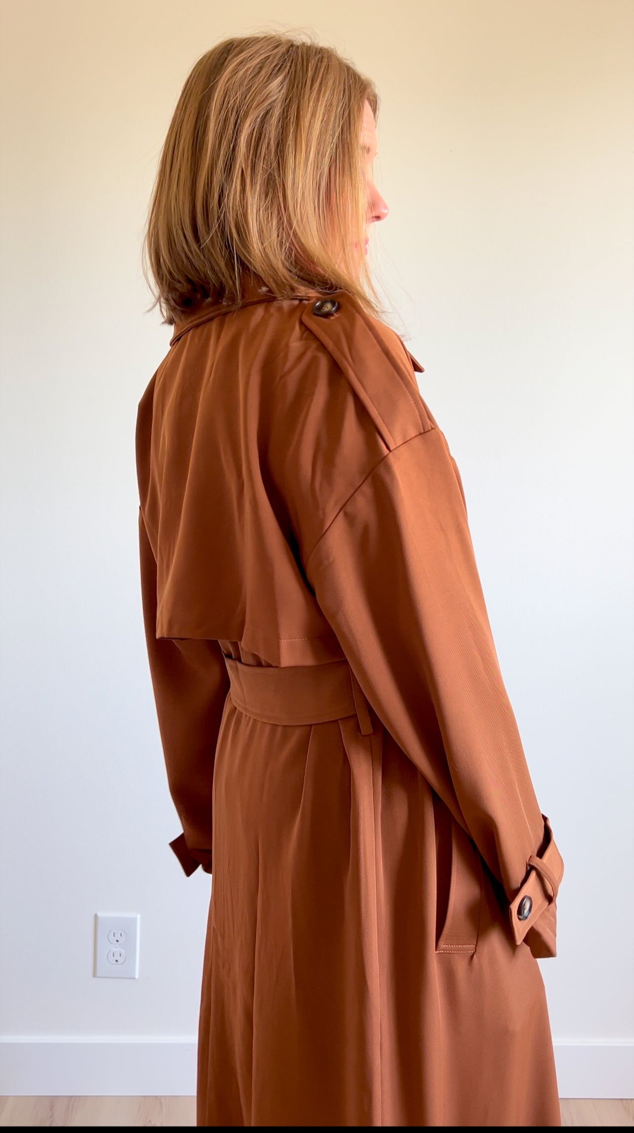 Shining Star Brown Trench