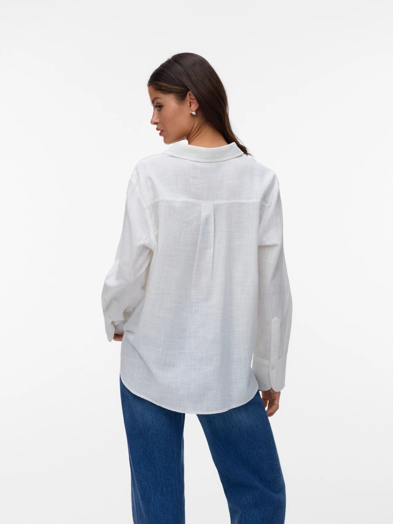 Relaxed Linen Button-Down Shirt