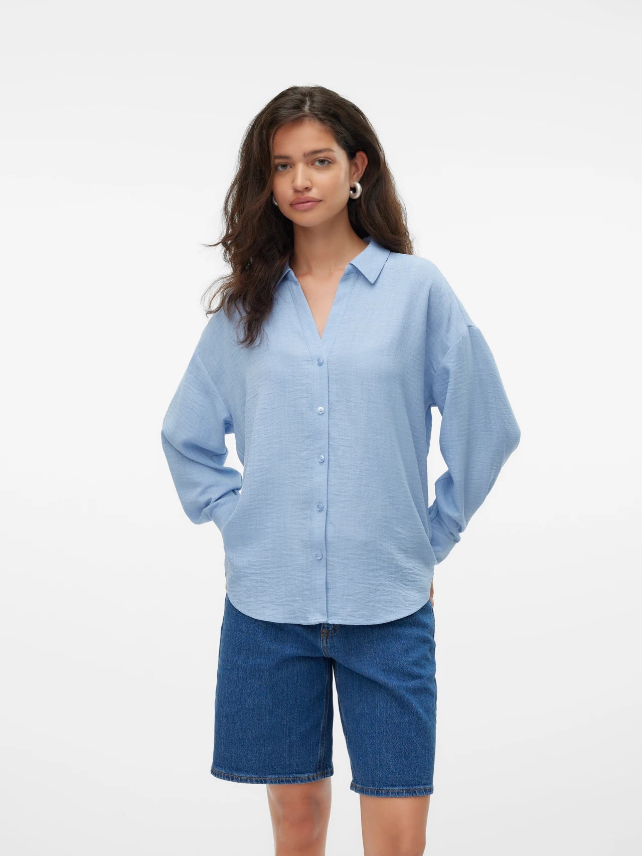 Blue Collar Button Down