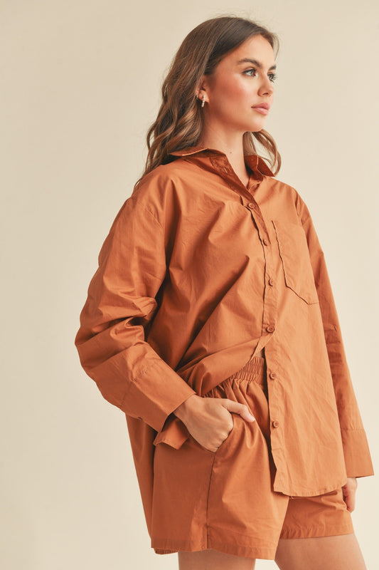 Oversized Boyfriend Button Down