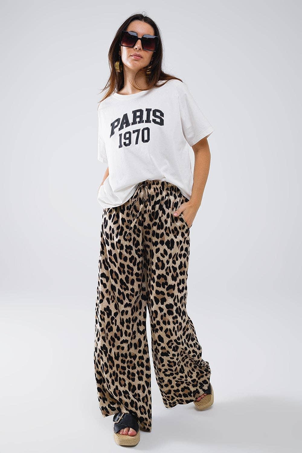 Leopard Print Pants