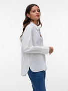 Relaxed Linen Button-Down Shirt