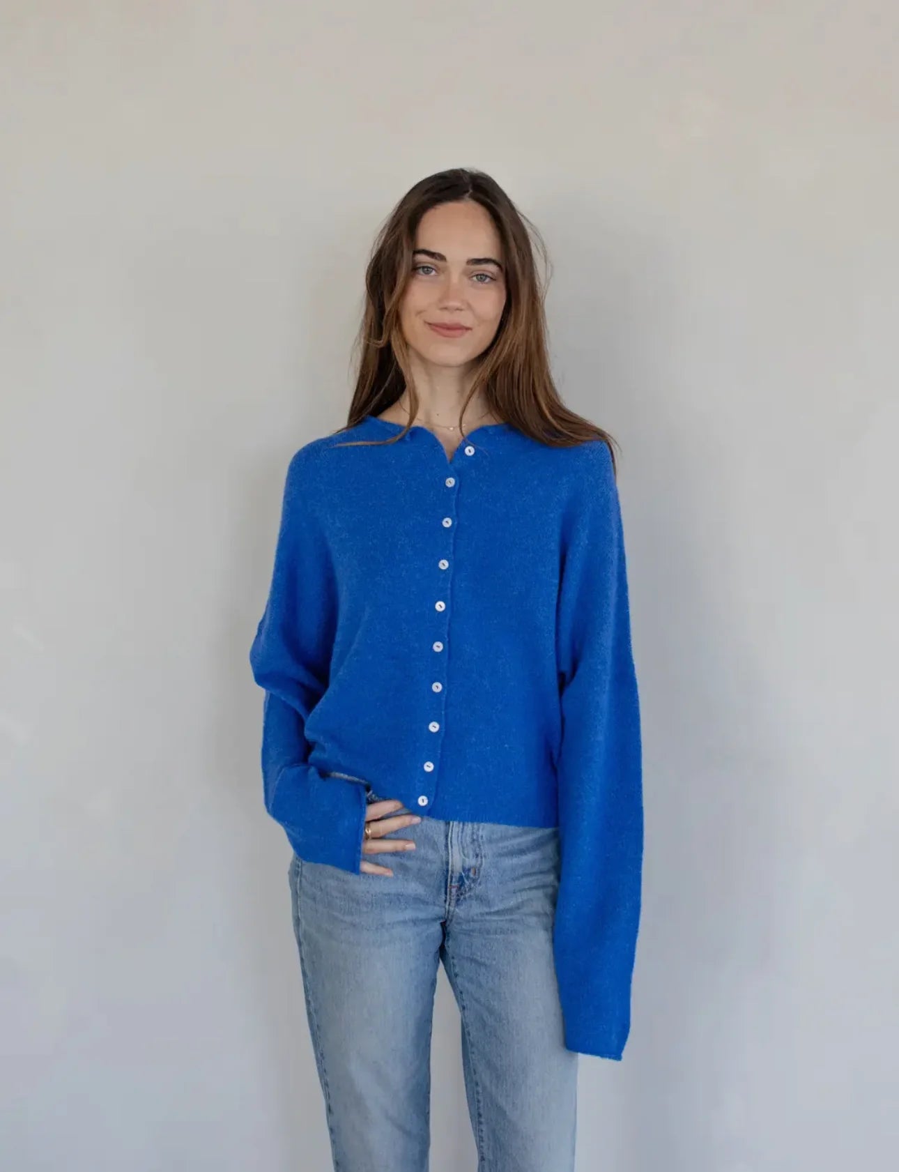 Relaxed Royal Cardigan
