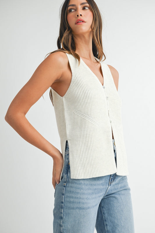 Side Slit Sweater